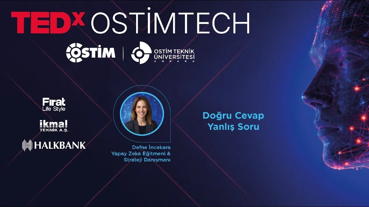 Defne İncekara TEDx sahnesinde